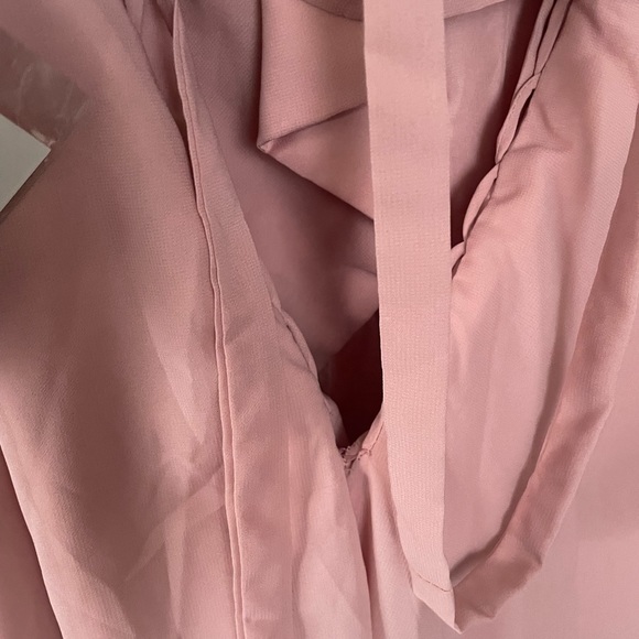 NWT Warm Notices One Shoulder High Split Chiffon Dress 10 - Picture 12 of 13